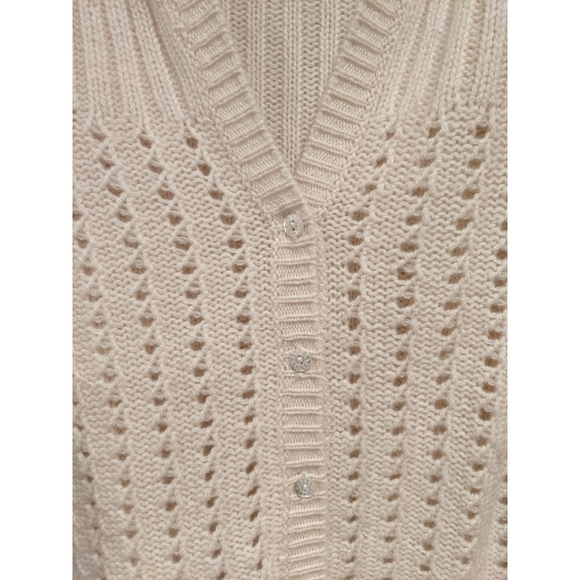 L. Magnin cashmere button down cardigan sweater - Picture 3 of 5